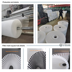 Plastic Filter Netting With Square Shape Hole