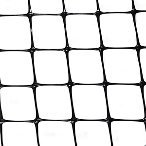 black plastic mesh