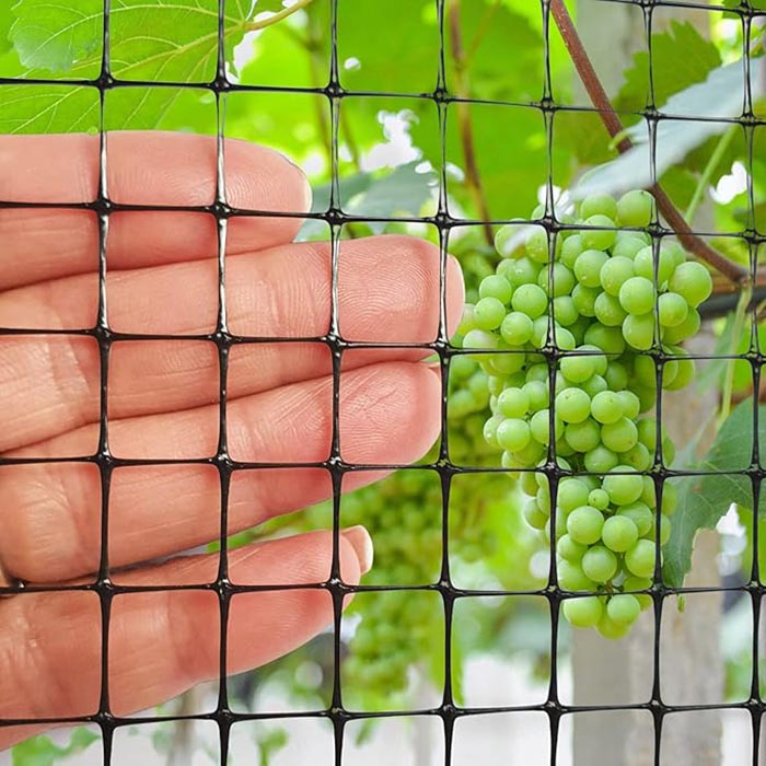 Extruded anti bird netting