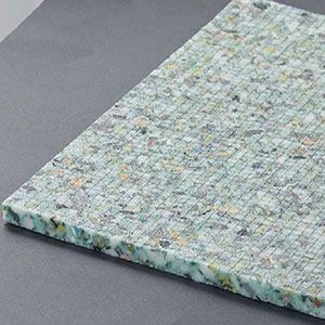 Plastic reinforcing mesh for sponge