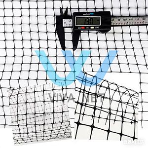 Polypropylene netting for erosion control blanket