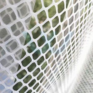 Plastic flat mesh