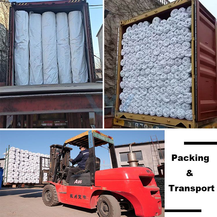 Plastic flat mesh